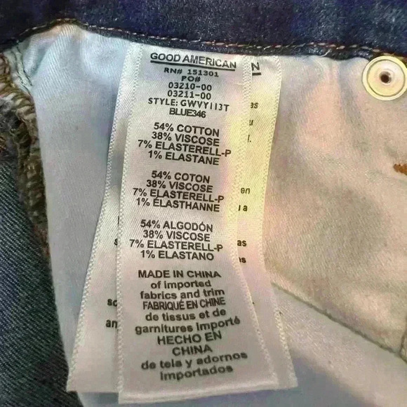 Good American Good Waist Extreme V Skinny Jeans Size 2/26 - Picture 8 of 8